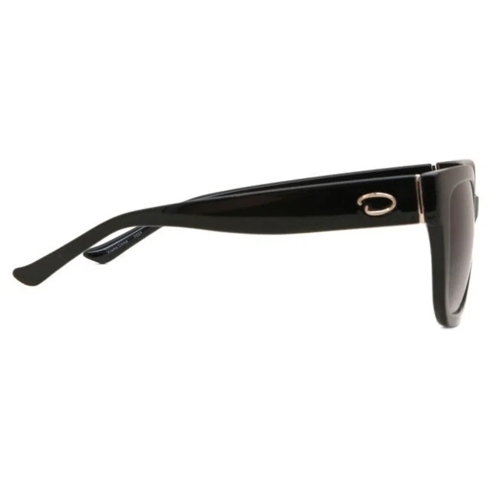 Oscar by Oscar de la Renta Women's Rounded Cat-Eye Sunglasses –  Black